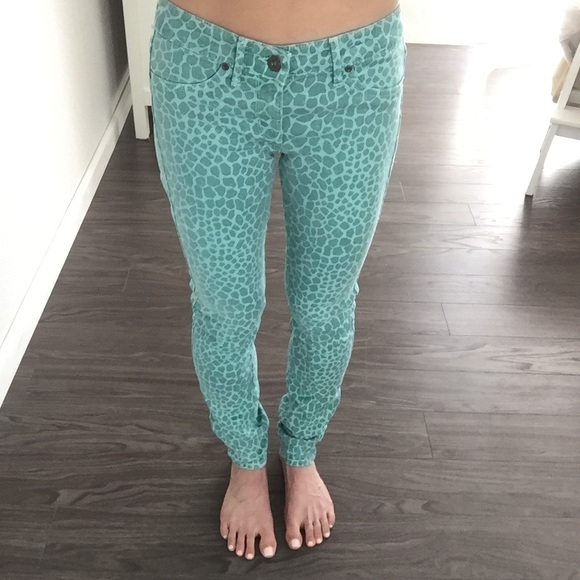 Blue leopard print Rich and Skinny jeans size 26 - Picture 7 of 8